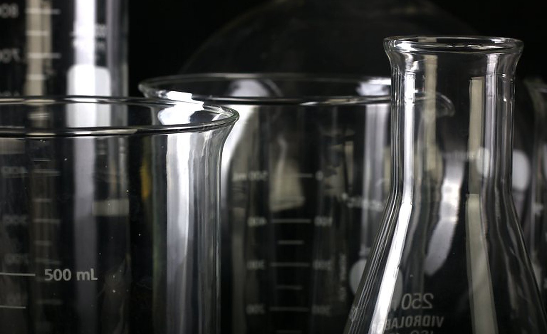 Laborglas im Labor